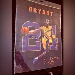 New! Kobe Bryant Motion Poster “16x12”